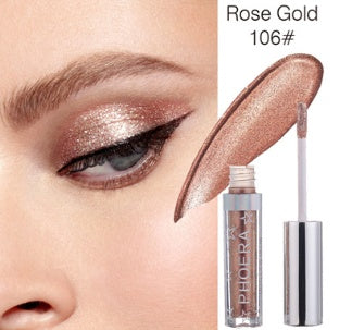 PHOERA Magnificent Metals Glitter and Glow Liquid Eyeshadow pick from 12 Colors