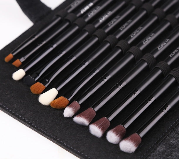 18pcs hand made makeup brush set