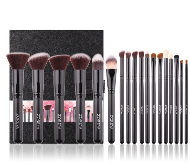 18pcs hand made makeup brush set