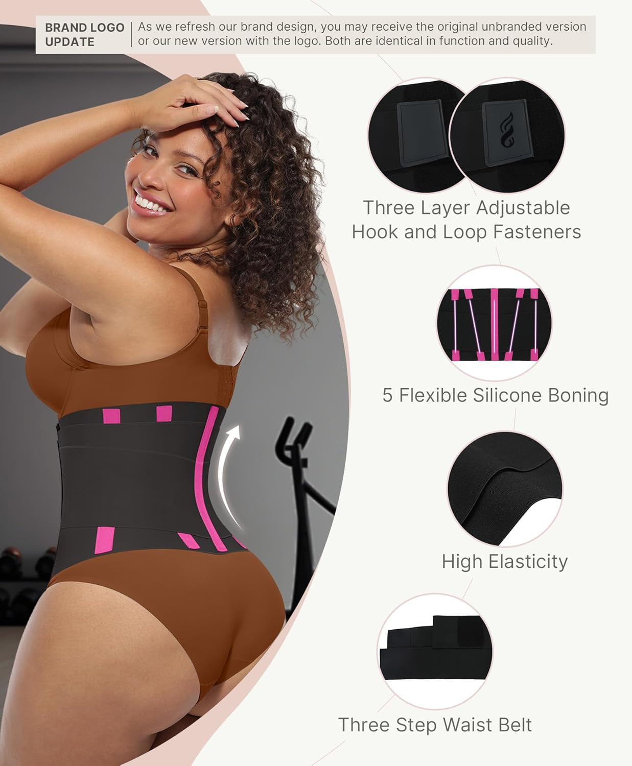 Waist Trainer Belt Waist Cincher Trimmer Ab Belt Tummy Control Body Shaper with Triple Wrap Women and Men