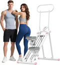 Stair Stepper for Home, New Version 6 Adjustable Resistance Vertical Climber Cardio Exercise Machine, Folding Stair Climber for Full Body Workout with Adjustable Handlebar