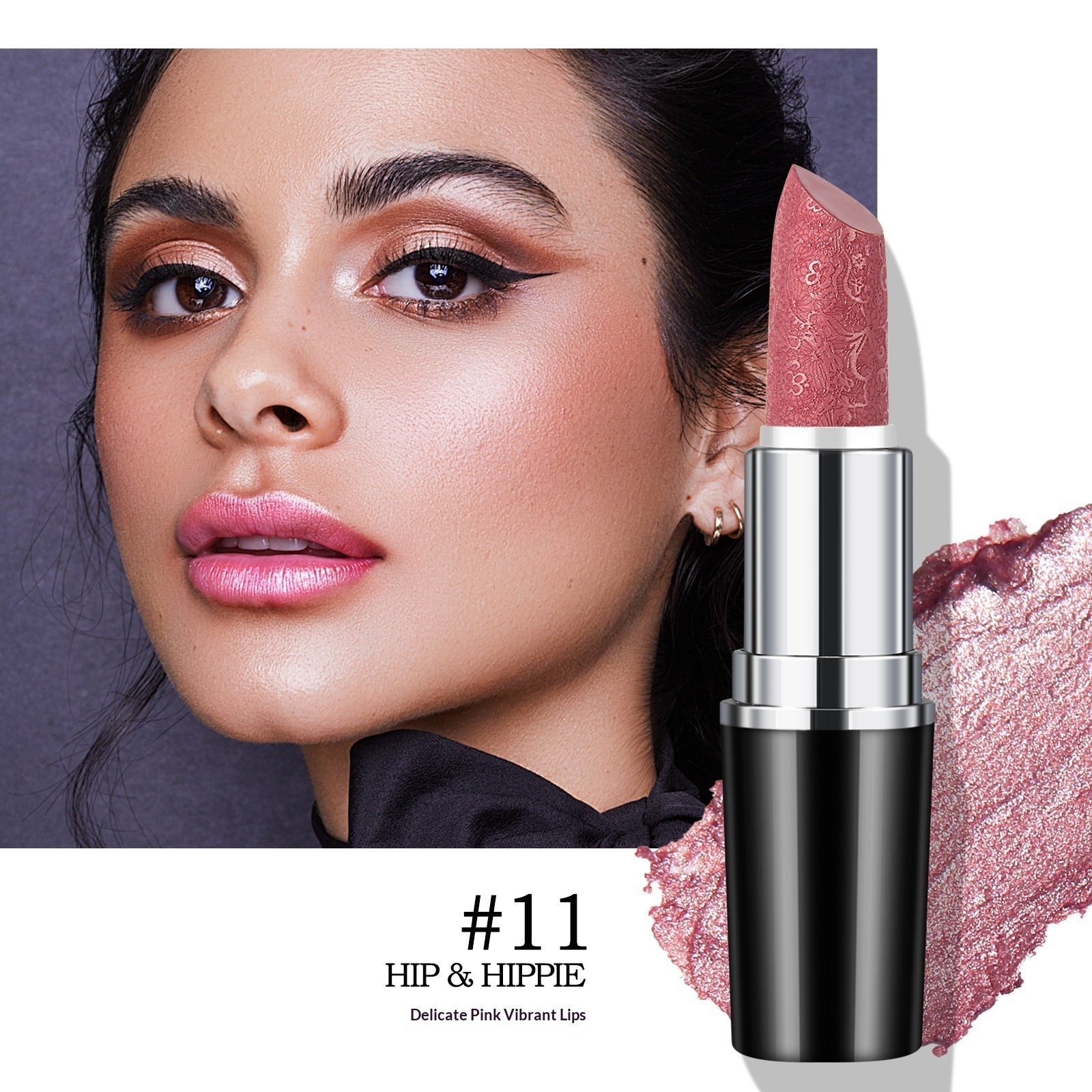 Non-fading Non-stick Lipstick With A Long-lasting Pearly Finish