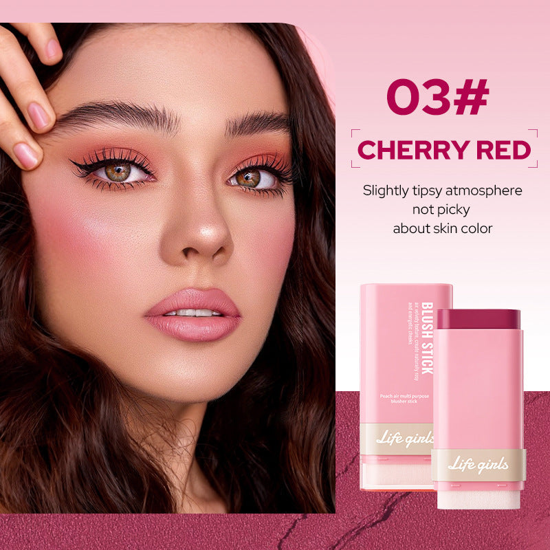 Fashionable on the go Peachy Multi-use Blush Stick