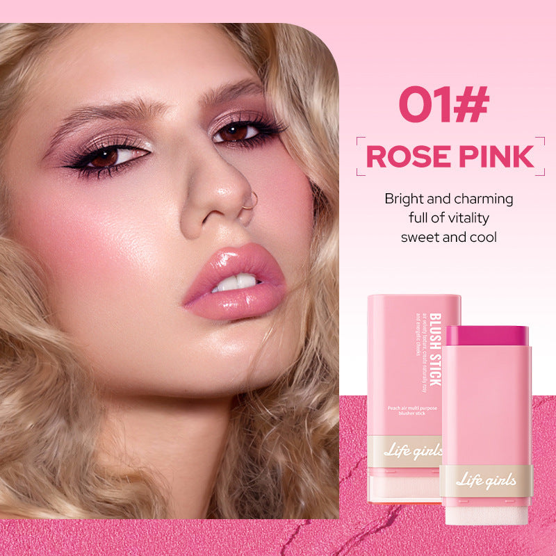 Fashionable on the go Peachy Multi-use Blush Stick