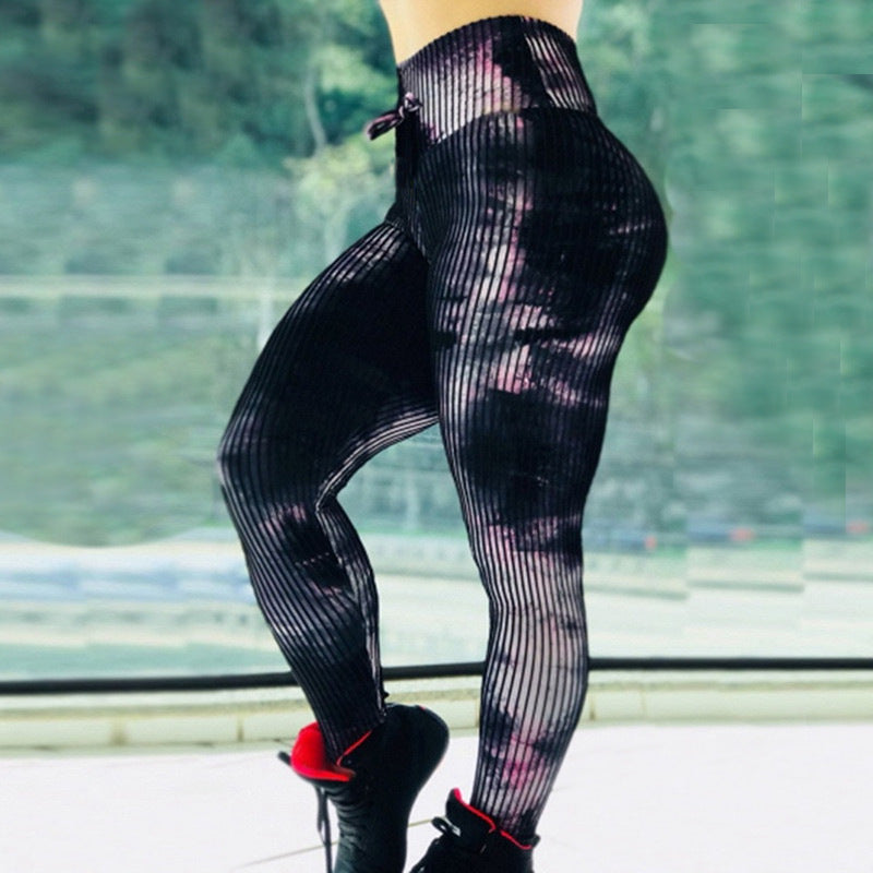 Printed High-Waist Leggings – Stretchy & Stylish Workout Wear