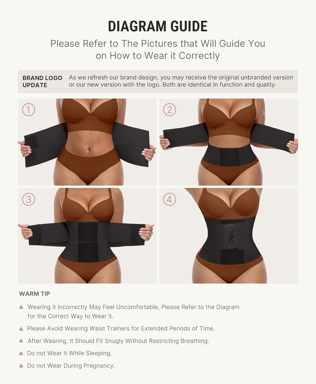 Waist Trainer Belt Waist Cincher Trimmer Ab Belt Tummy Control Body Shaper with Triple Wrap Women and Men