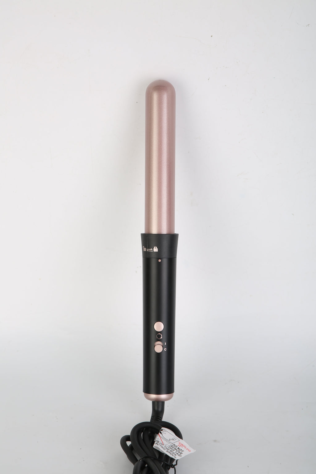2 Type Options--1Pc 5 In 1 Curling Wand Hair Curling Iron Brush Anti-Tangle Hair Thermal Brush Curler With 4 Heating Levels 360 Degree Rotatable Cable 5 Interchangeable Barrels 2 Clips 1H Auto Off