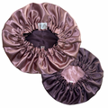Mocha & Brown Reversible Bonnet