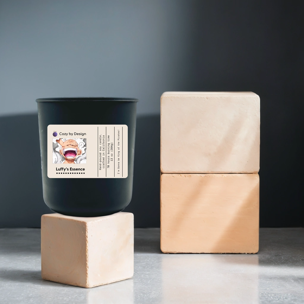 One Piece Merch - Anime Scented Candle Luffy's Essence Lavender & Ylang Candle
