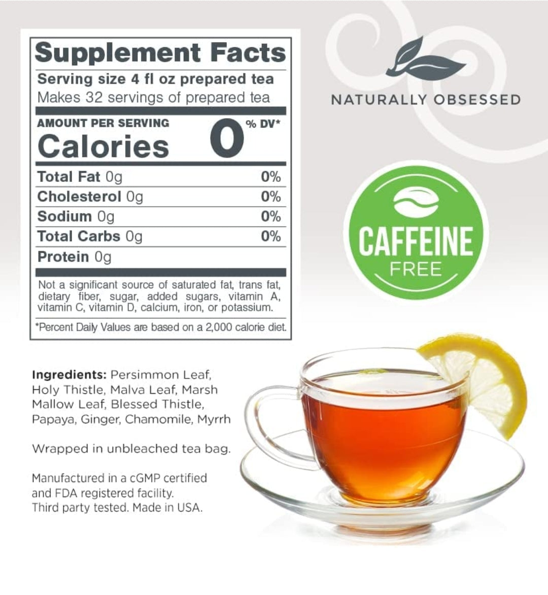 Strawberry Peach Mango Detox Tea | Natural Digestive Cleanse & Liver Support Tea