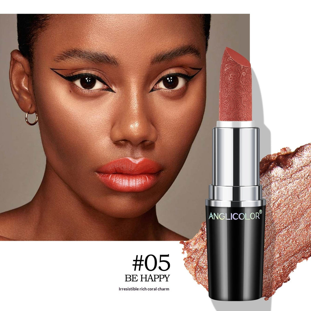 Non-fading Non-stick Lipstick With A Long-lasting Pearly Finish