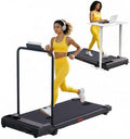Walking Pad with Handle Bar, 2026 Upgrade Small Walking Pad Treadmill with Incline, 3.0HP Portable Treadmill with Handles for Home Small, 0.6-7.6MPH, 350LBS