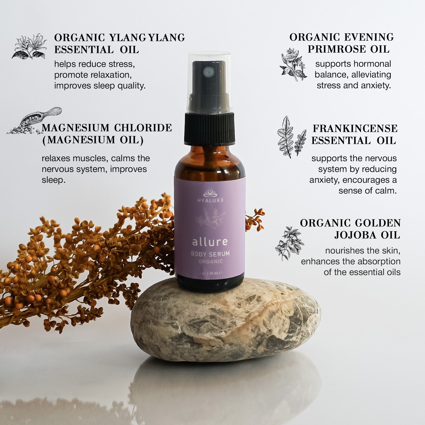 ALLURE: Magnesium Body Spray