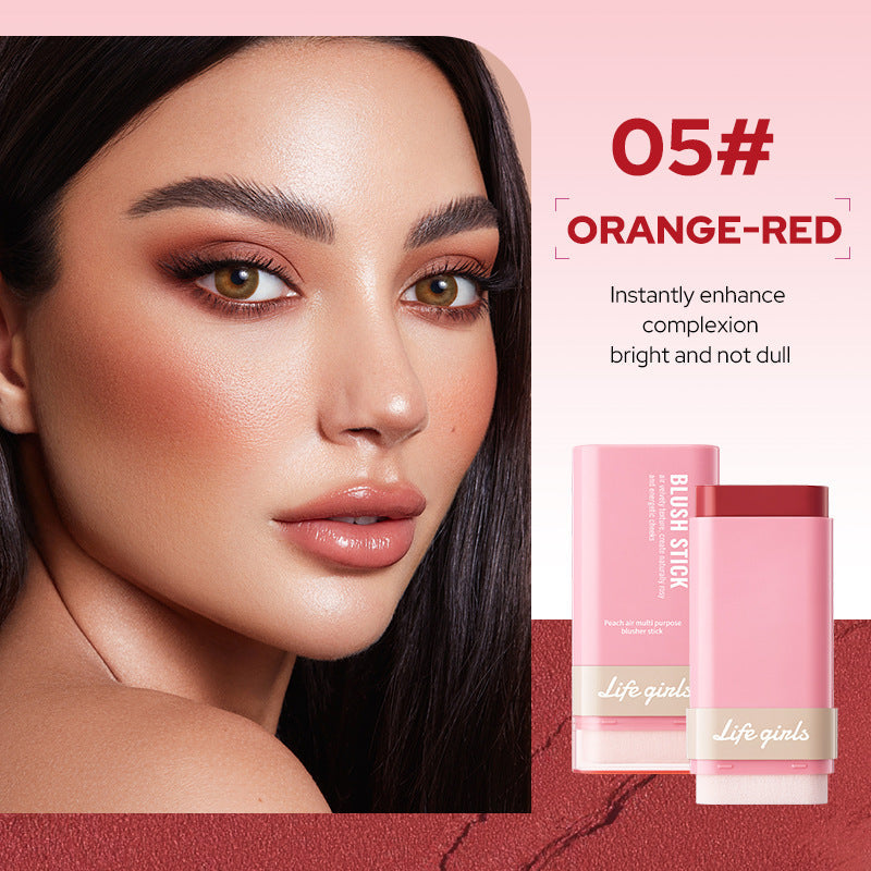 Fashionable on the go Peachy Multi-use Blush Stick