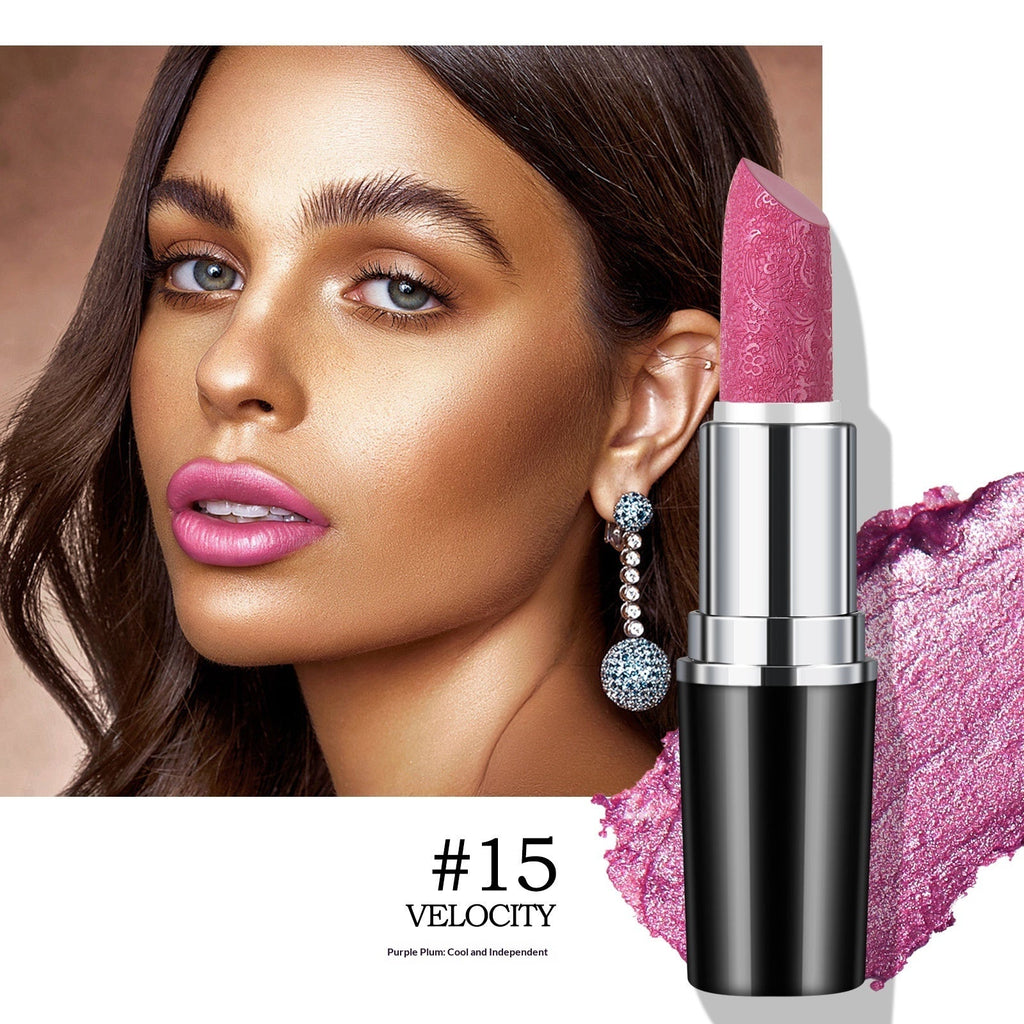Non-fading Non-stick Lipstick With A Long-lasting Pearly Finish