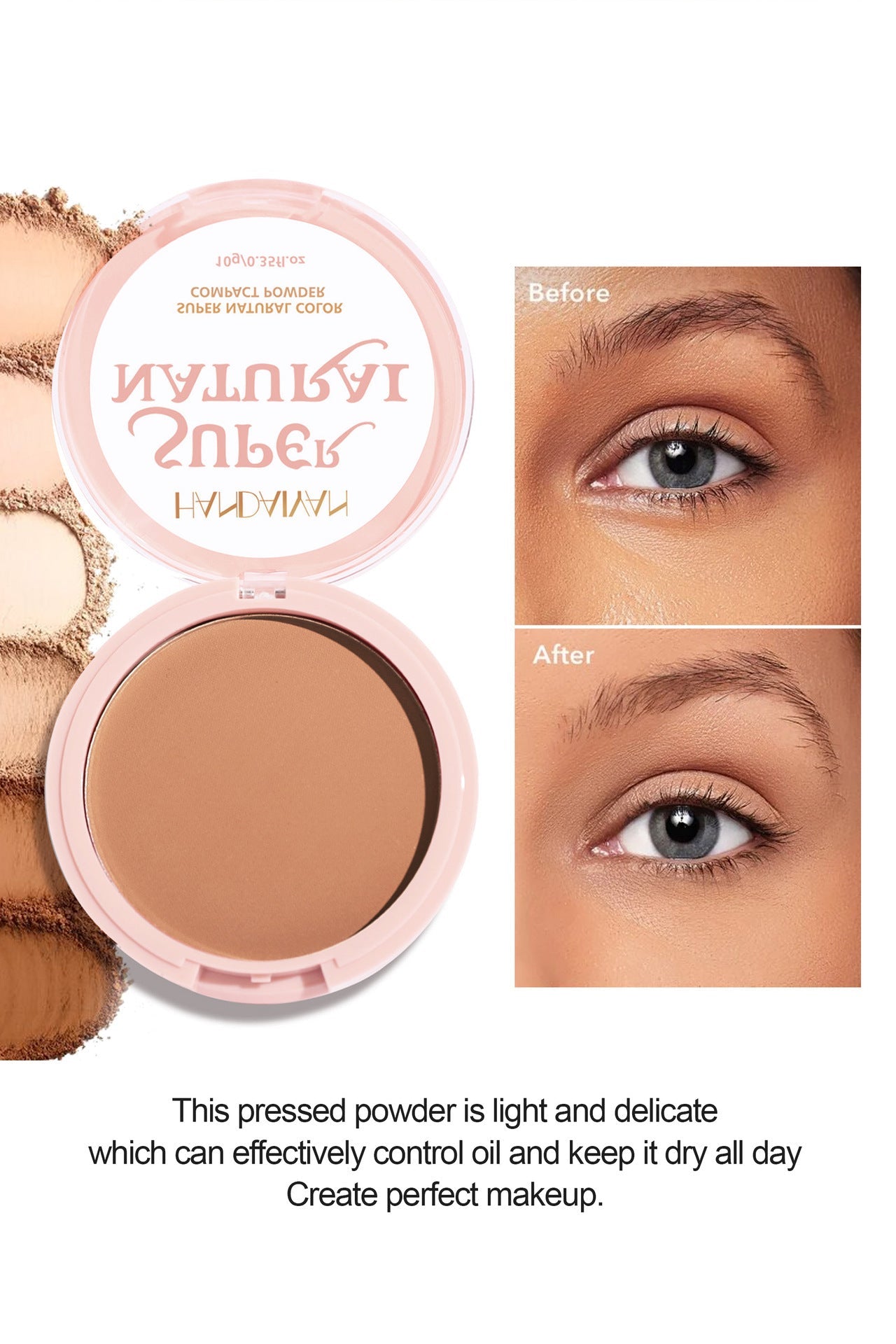 Matte Finish Powder Finishing Powder Long Lasting Smear-proof Makeup Waterproof