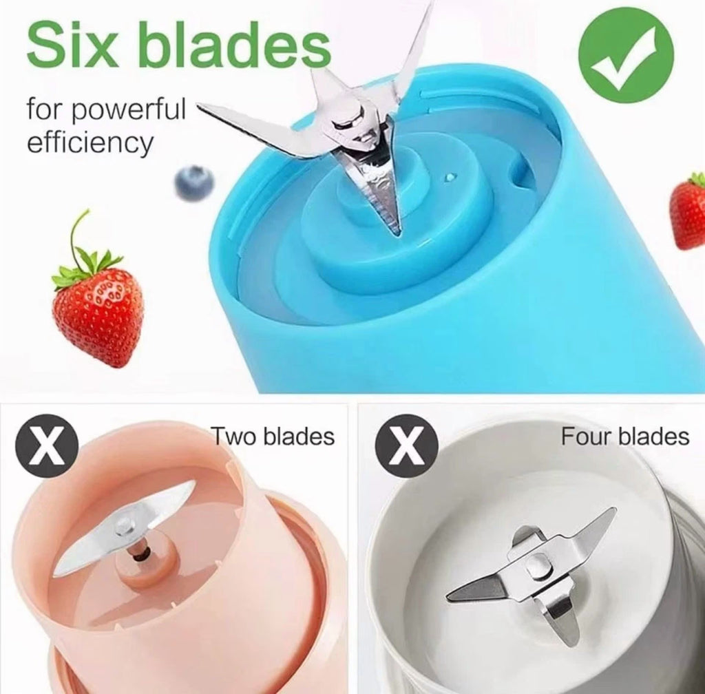 Portable Blender Smoothie Electric Blender Usb Rechargeable Mini Juicer Cup