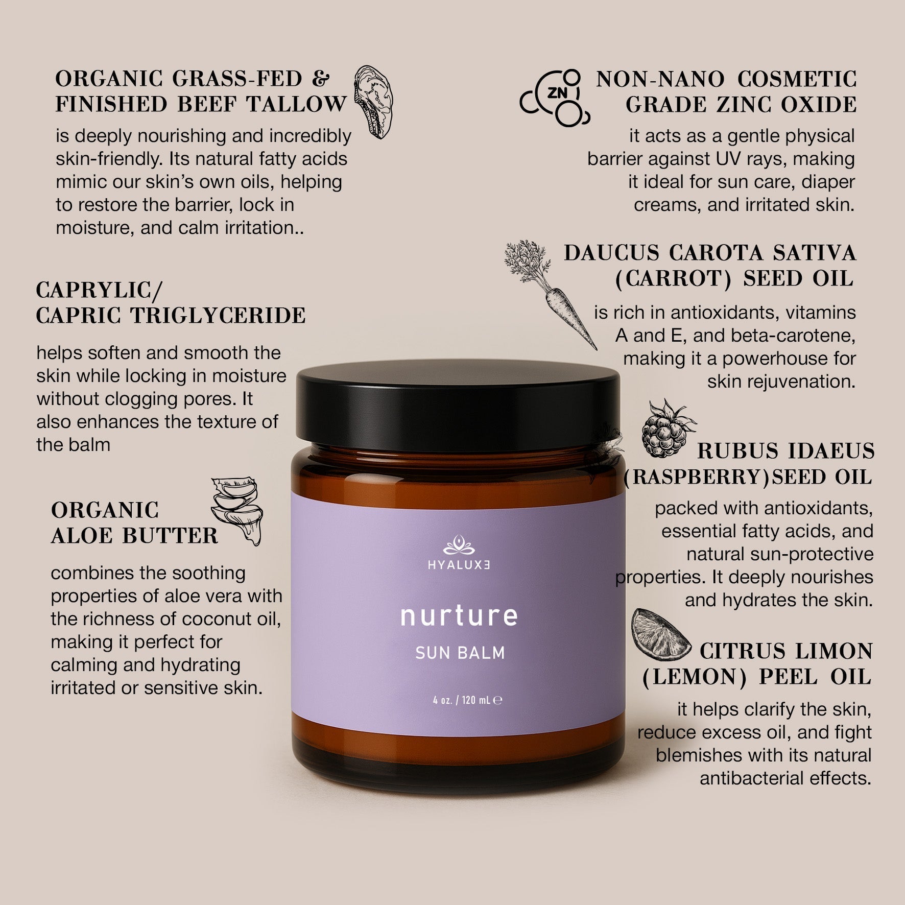 NURTURE: All Season Skin Balm Protection, restoration, rejuvenation